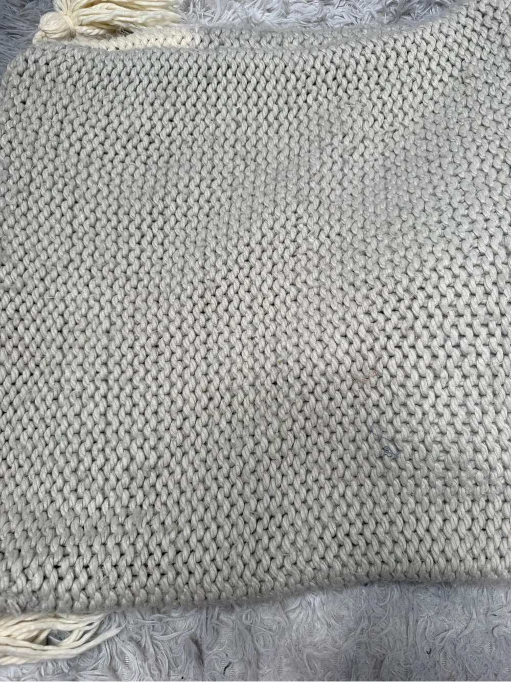Pottery Barn Bluma Pillow Cover Set Gray Ivory 22